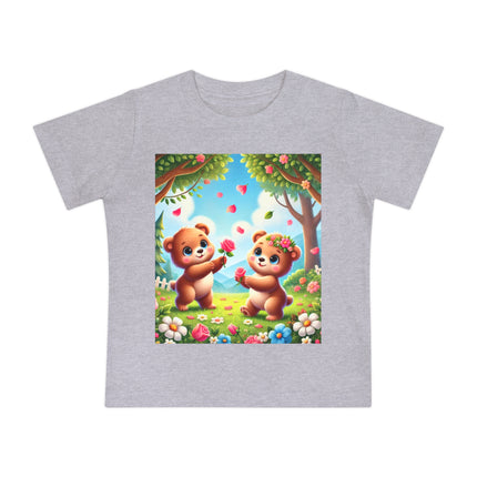 Petals and Paws Baby T-Shirt – Sweet Friendship & Garden Dreams