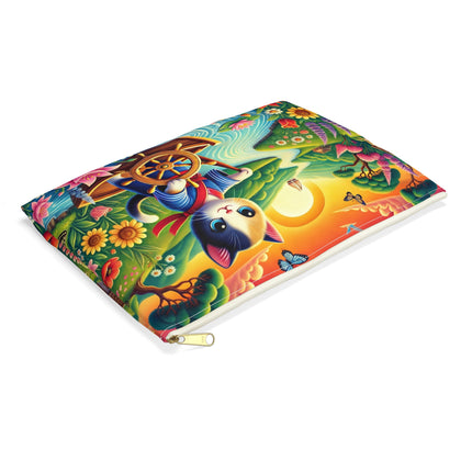 Sailor Kitten’s River Adventure Accessory Pouch – Brave Voyage & River Wonder