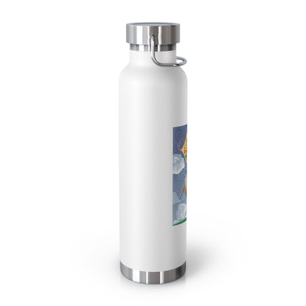 Flight of Blossoms Copper Vacuum Insulated Bottle, 22oz