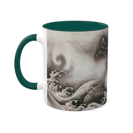 Japanese dragon by Yamada Dōa Colorful Mugs, 11oz