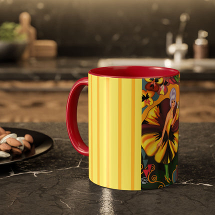 Enchanted Pansy Elegance Colorful Mugs (11oz, 15oz)