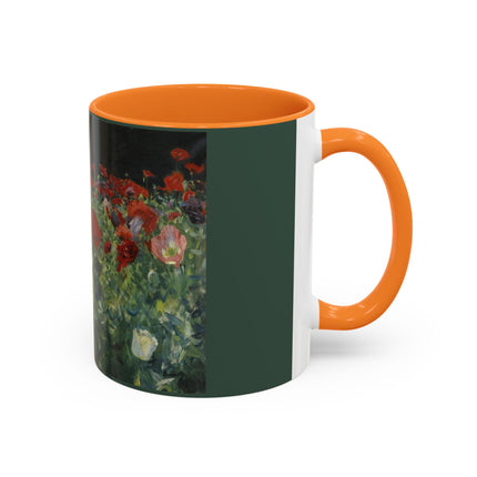 A Study of Poppies for Carnation, Lily, Lily, Rose by John Singer Sargent Colorful Mugs (11oz, 15oz)