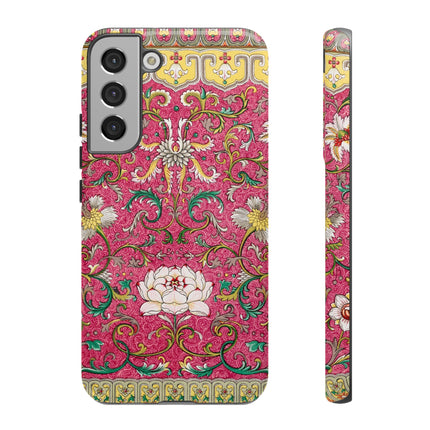 Pink Floral Pattern by Owen Jones Phone Cases