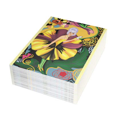 Enchanted Pansy Elegance Postcard Bundles (envelopes included) - Bundles of 10, 30, 50 Pieces