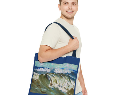 The Wave by Karl Hagemeister Tote Bag (AOP)