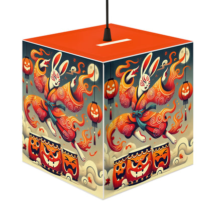 Jack-O’-Lantern Drums & The Kabuki Rabbit Light Cube Lamp