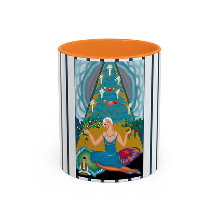 Art Deco Christmas Elegance Colorful Mugs (11oz, 15oz)