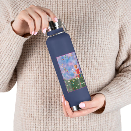 Whimsical Moments Copper Vacuum Insulated Bottle, 22 oz