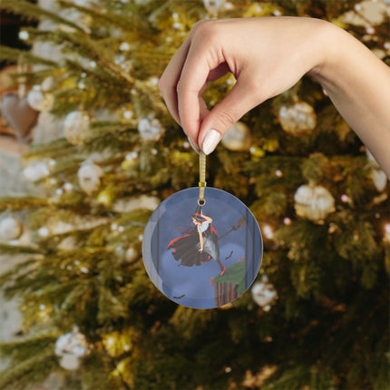 The Enchanted Witch Glass Ornament