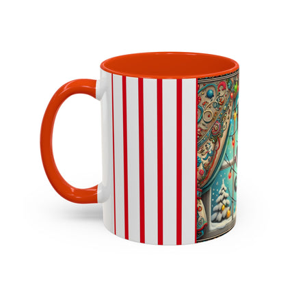 Mischief in Tinselland Colorful Mugs (11oz, 15oz)