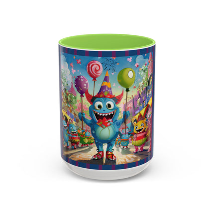 Monster Parade Madness Colorful Mugs (11oz, 15oz)
