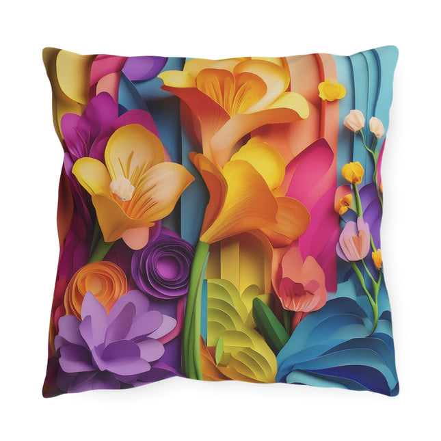 The Graceful Freesia Outdoor Pillows