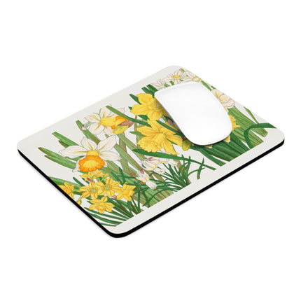 Daffodil by Tanigami Kônan Mouse Pad, Round and Rectangle