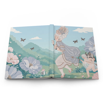 🌸🦋 The Lady Of The Butterfly Garden Hardcover Journal – Art Deco Floral Whimsy
