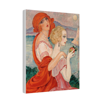 Sur la Route d’Anacapri – Art Deco Mediterranean Landscape by Gerda Wegener