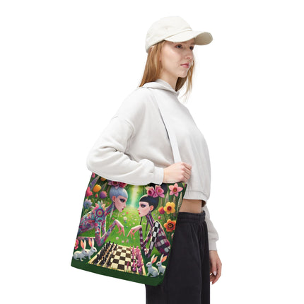 The Spring Gambit: A Fairy’s Move Tote Bag – Whimsical Chess & Spring Magic