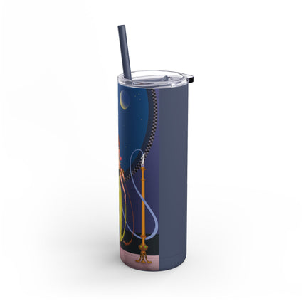 Moonlit Serenade Skinny Matte Tumbler, 20oz
