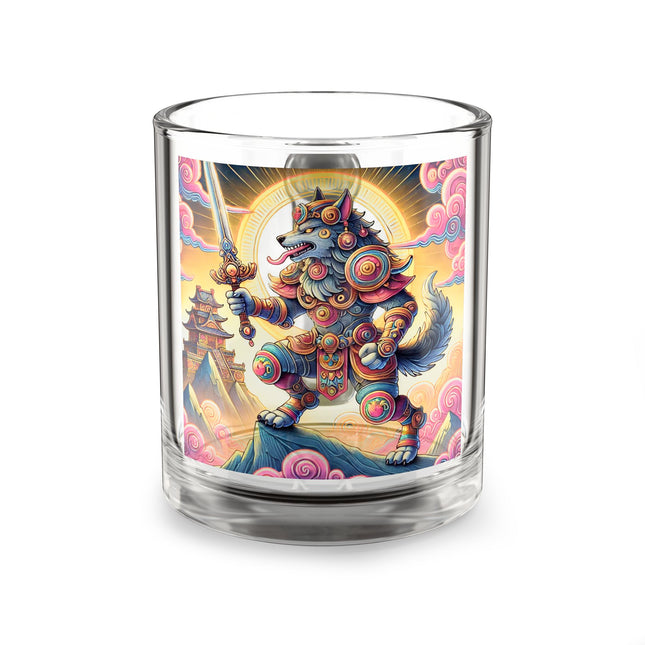 Mountain Wolf Glass Mug, 10oz