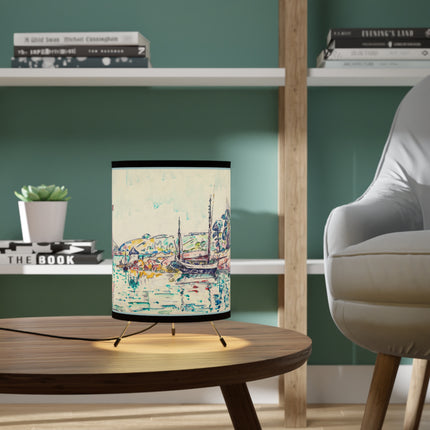 Concarneau by Paul Signac Tripod Lamp
