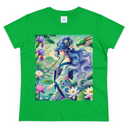 Fairy of the Koi Pond Cotton Tee
