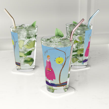 Apple Pie Day Pint Glass – Sweet Storybook Charm & Gentle Innocence