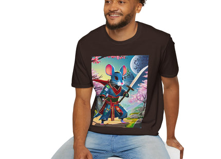 Cyber Samurai Rat Softstyle T-Shirt