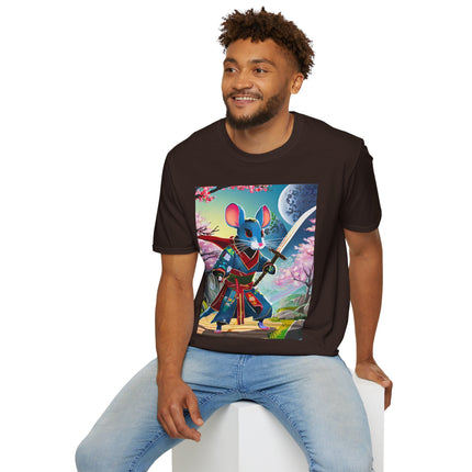 Cyber Samurai Rat Softstyle T-Shirt