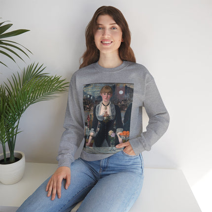 A Bar at the Folies-Bergère by Edouard Manet Heavy Blend™ Crewneck Sweatshirt