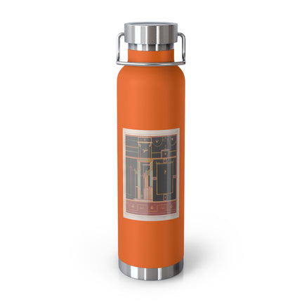 Pompeii Walls Pl.04 by Victor Steeger Copper Vacuum Insulated Bottle, 22oz