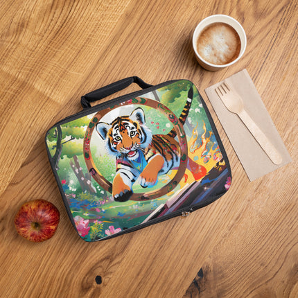 Majestic Tiger Cub Lunch Bag