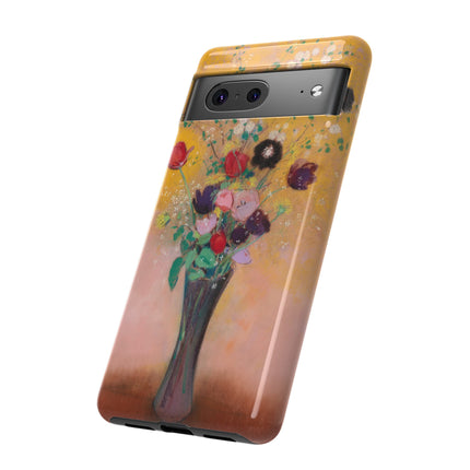 Vase of Flowers by Odilon Redon Phone Cases