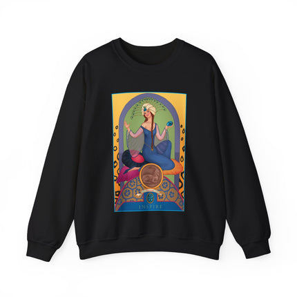 December & Tanzanite (from the Gem Series) by Sofia Chiostri Heavy Blend™ Crewneck Sweatshirt