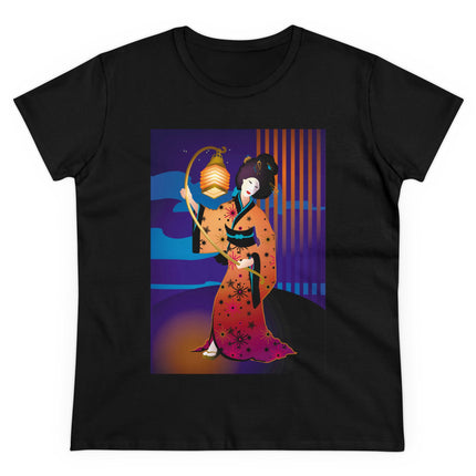 The Enchanting Geisha Women's Midweight Cotton Tee