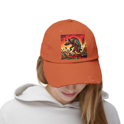 The Cunning Scavenger Unisex Distressed Cap