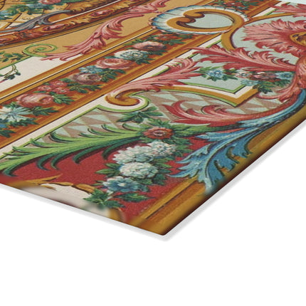 XVIII Siecle 2 by Auguste Racinet Glass Cutting Board