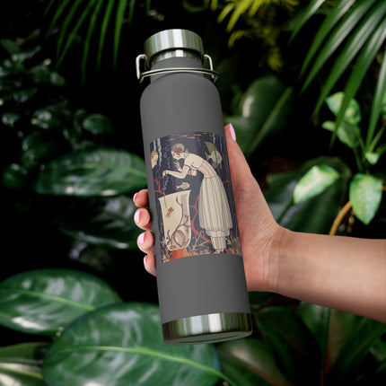 L'Etourdissant Petit Poisson (The Dazzling Little Fish) by George Barbier Copper Vacuum Insulated Bottle, 22oz
