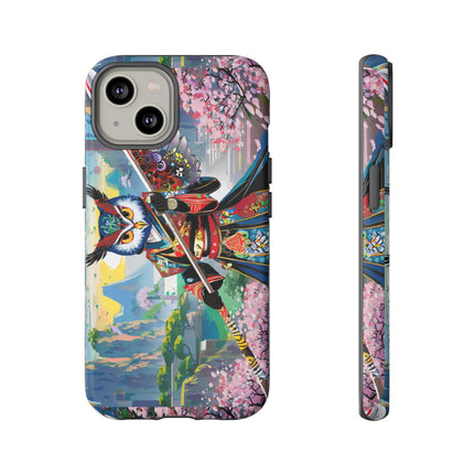 Cyberpunk Samurai Owl Phone Cases
