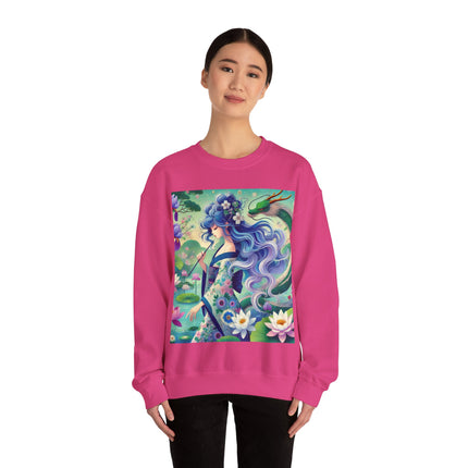 Fairy of the Koi Pond Heavy Blend™ Crewneck Sweatshirt