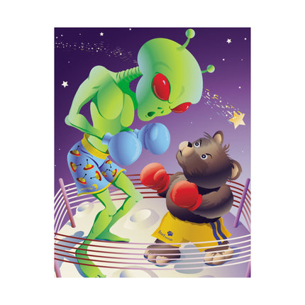 Cosmic Clash Premium Matte Vertical Posters