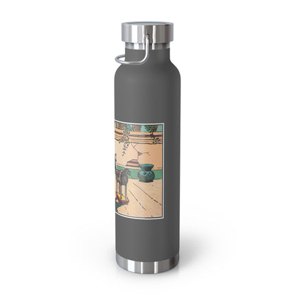 Mischievous Mice on Wheels Copper Vacuum Insulated Bottle, 22 oz
