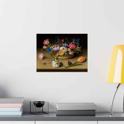 Flower Still Life by Ambrosius Bosschaert Matte Horizontal Posters