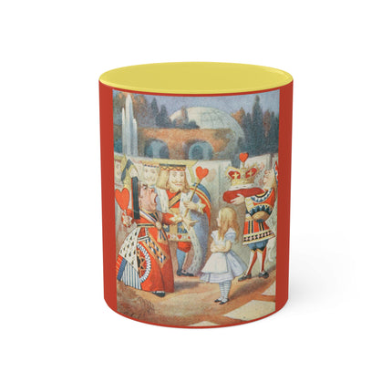 Off with her head! Off with— by Sir John Tenniel Colorful Mugs, 11oz