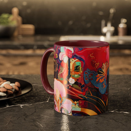 Ethereal Irises Colorful Mugs (11oz, 15oz)