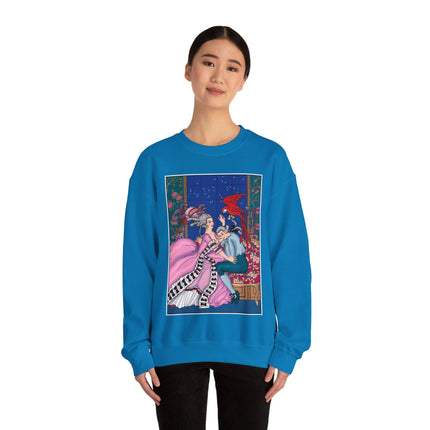 The Jealous Parrot by George Barbier Heavy Blend™ Crewneck Sweatshirt
