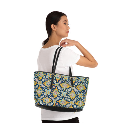 Arabesques by Émile Prisse d'Avennes PU Leather Shoulder Bag