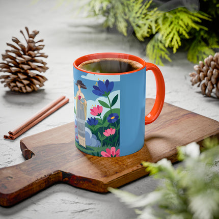 Garden Of New Beginnings Colorful Mugs – Art Deco Floral Elegance