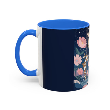 🕛🌸 Midnight Waltz Before Christmas Colorful Mug – Art Deco Holiday Fantasy
