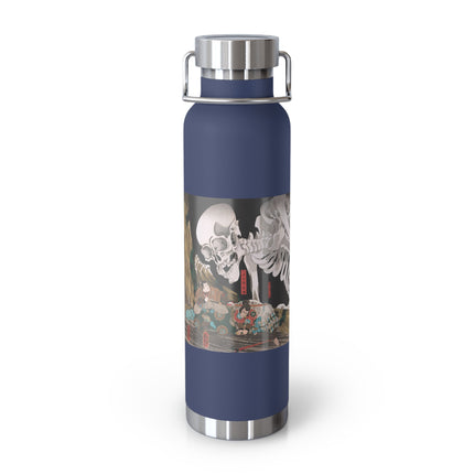 Mitsukuni Defying the Skeleton Spectre by Utagawa Kuniyoshi Copper Vacuum Insulated Bottle, 22oz