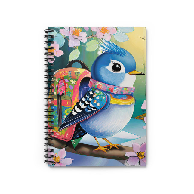 Baby Bluebird Spiral Notebook - Ruled Line