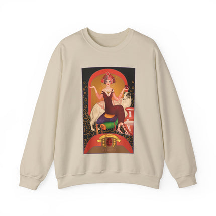 January & Garnet (from the Gem Series) by Sofia Chiostri Heavy Blend™ Crewneck Sweatshirt